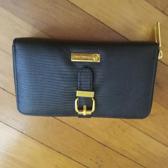 Joy Mangano Handbags - Black vegan leather wallet NWOT